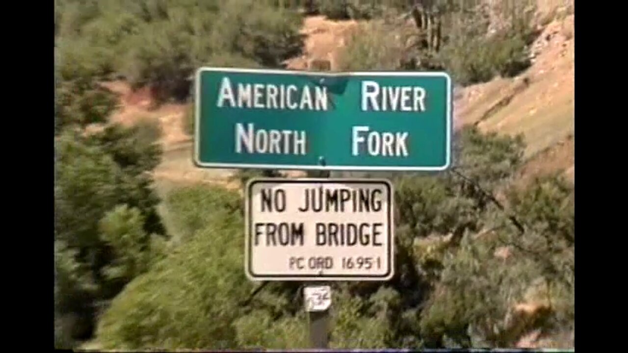 Base Jump From American River Bridge 1994