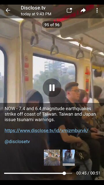 News Shorts: Japan and Taiwan Faced 7.5 Earthquake