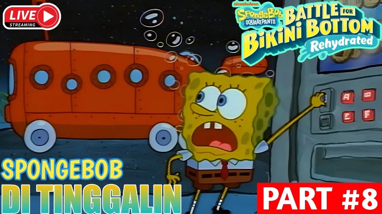 Spongebob sendirian di Rock Bottom | Spongebob battle for bikini bottom