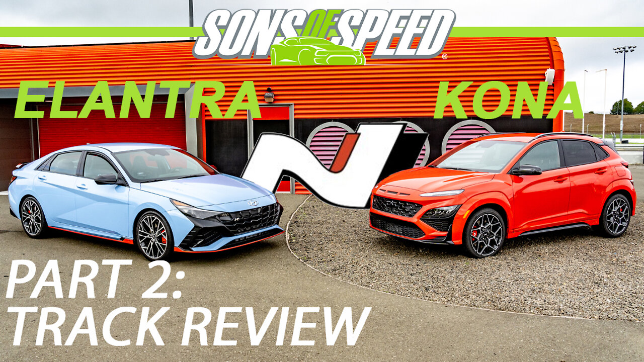 Hyundai Elantra N and Kona N - FULL TRACK REVIEW!