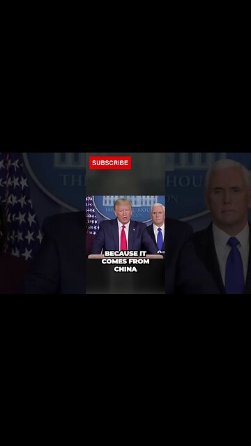 President Donald Trump: Calling it the 'Chinese virus' is not racist at all, comes from China#shorts