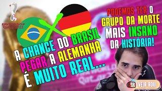 Fiz o SORTEIO DOS GRUPOS DA COPA DO MUNDO 2022! BRASIL e ALEMANHA JUNTOS no GRUPO DA MORTE???