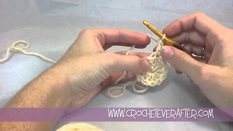 Double Crochet Tutorial #7: DC Increase in the Round