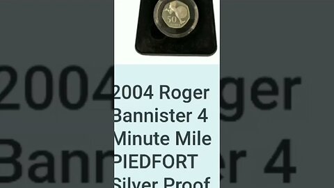 #2004 #Roger #Bannister 4 #Minute #Mile #PIEDFORT #Silver #Proof 50p #ChangeChecker com #investment