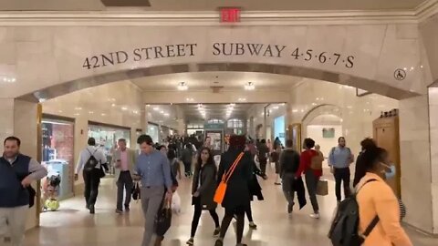 NYC ! 4k ! Walk ! Night ! Manhattan ! Grand ! Central ! Terminal Walking tour