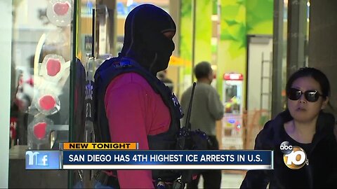 San Diego ranks 4th in U.S. in ICE arrest rate