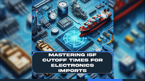 Navigating Customs: Essential ISF Cutoff Times for Importing Electronics