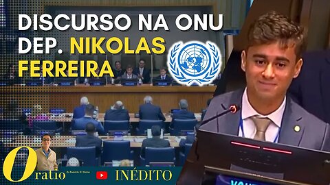 NIKOLAS É APLAUDIDO NA ONU, EM DISCURSO INÉDITO! | Oratio