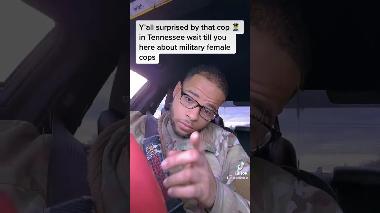 Military female cops 👮‍♀️ way worse than the Tennessee cop ☝️ #trending #tiktokvideo #tiktok #jokes