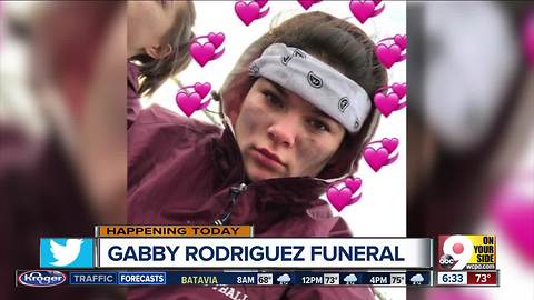 Services for Gabby Rodriguez today