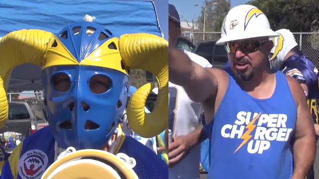 Rams and Chargers Fans FIGHT Over Who Represents LA