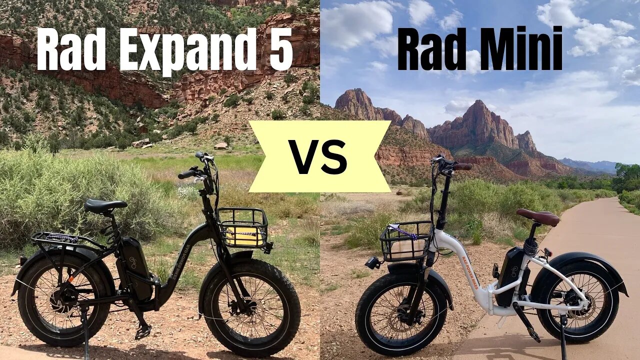 Comparing the RadExpand 5 & Rad Mini | Choosing the BEST E-Bike For You