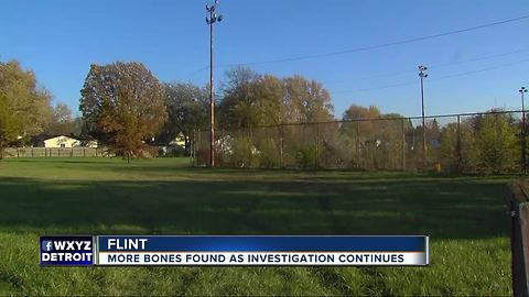 More bones found in Flint park as investigation continues