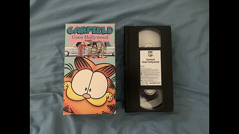 Garfield Goes Hollywood (1990 VHS)