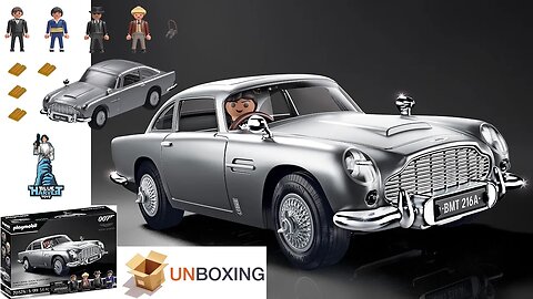 PLAYMOBIL ARE KNOCKING IT OUT OF THE PARK: JAMES BOND ASTON MARTIN UNBOXING