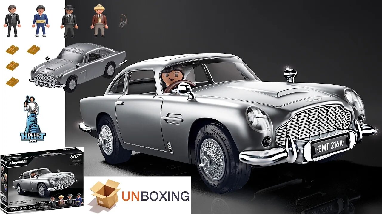 PLAYMOBIL ARE KNOCKING IT OUT OF THE PARK: JAMES BOND ASTON MARTIN UNBOXING