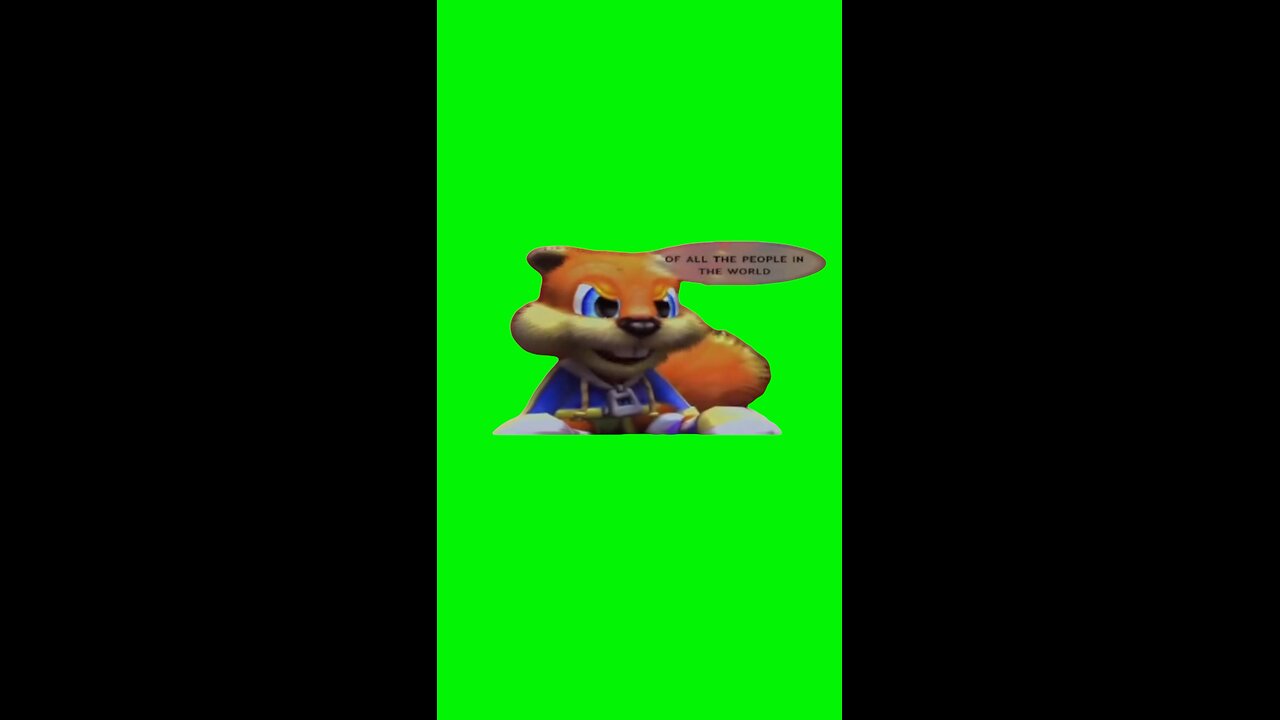 “In a Room Full of Them” Conker’s Bad Fur Day | Green Screen