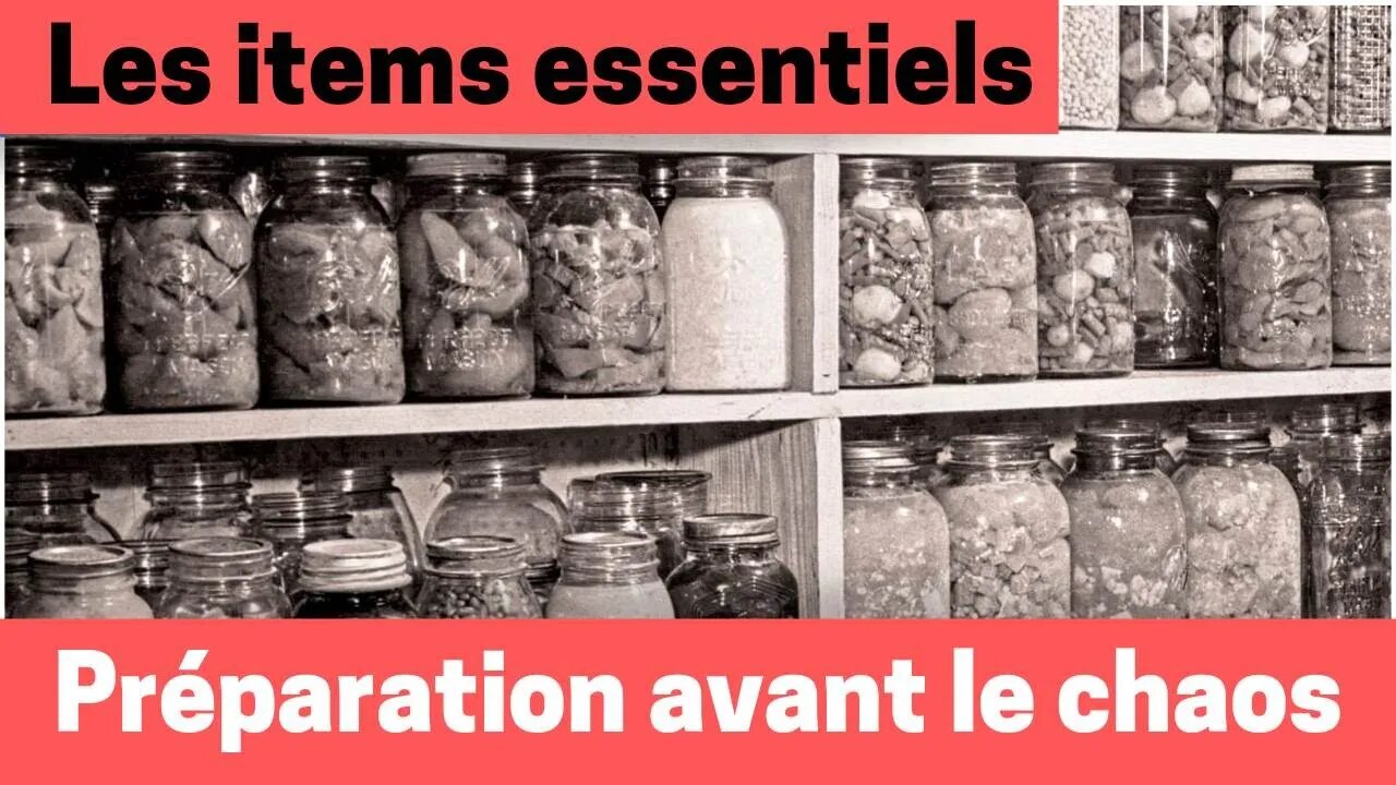 Préparation avant le chaos: les essentiels avec Isabelle