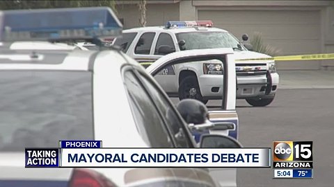 Phoenix mayoral candidates face off in Saturday debate