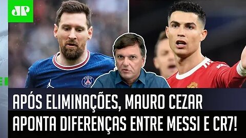 "O Cristiano Ronaldo NÃO É COVARDE! Ele..." Mauro Cezar DÁ AULA e aponta DIFERENÇA para Messi!