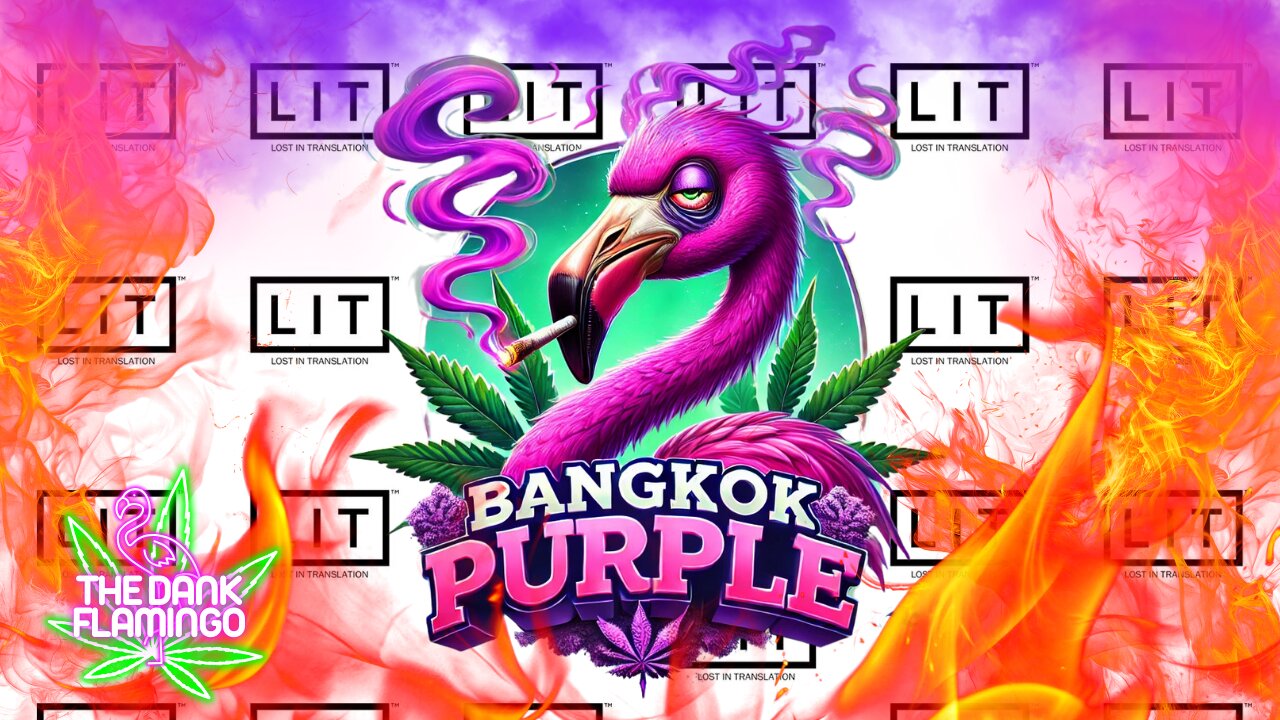 Trying Bangkok Purple THCa from Lit Farms! The Dank Flamingo Cannabis Review!