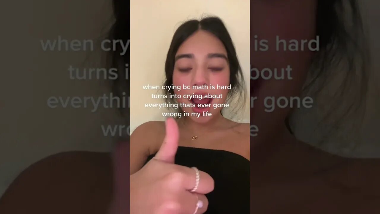 when crying be math is hard turns into crying about Video By ddlele03 #Shorts