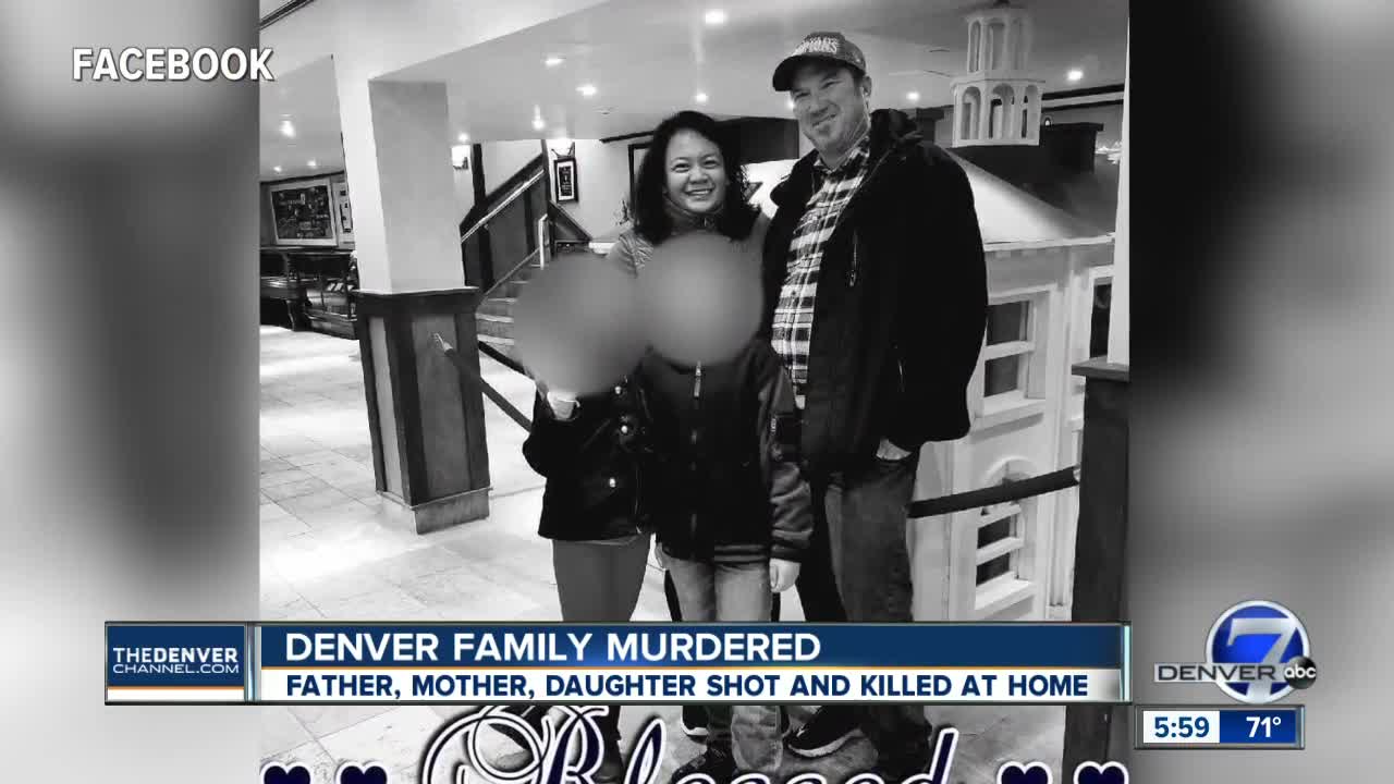 Father, mother and daughter killed in Denver shooting, police say; suspect in custody