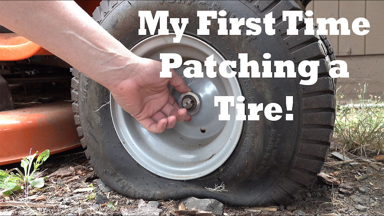 Watch me Patch a Tire for the First Time!