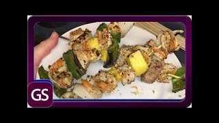 Hawaiian Swordfish Shrimp Tuna And Pineapple Kabobs - CO Guy Stuff