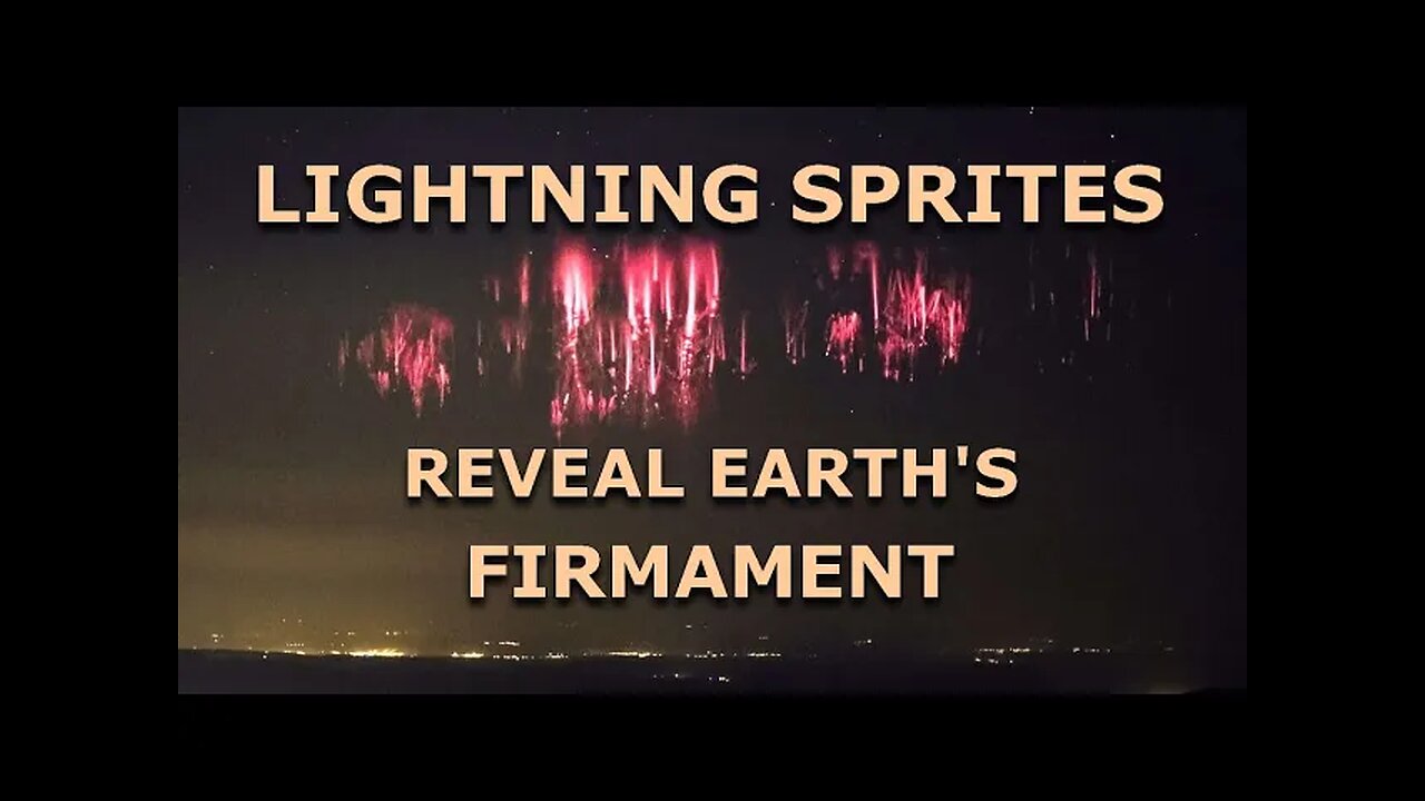 Lightning Sprites Reveal Earth's Firmament