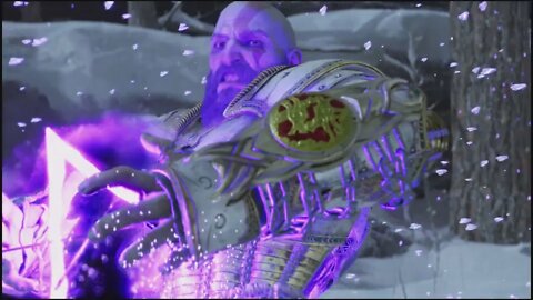 Frost Phantom Boss Battle | God of War: Ragnarök 4K Clips (PS5, PS4) | God of War Ragnarok