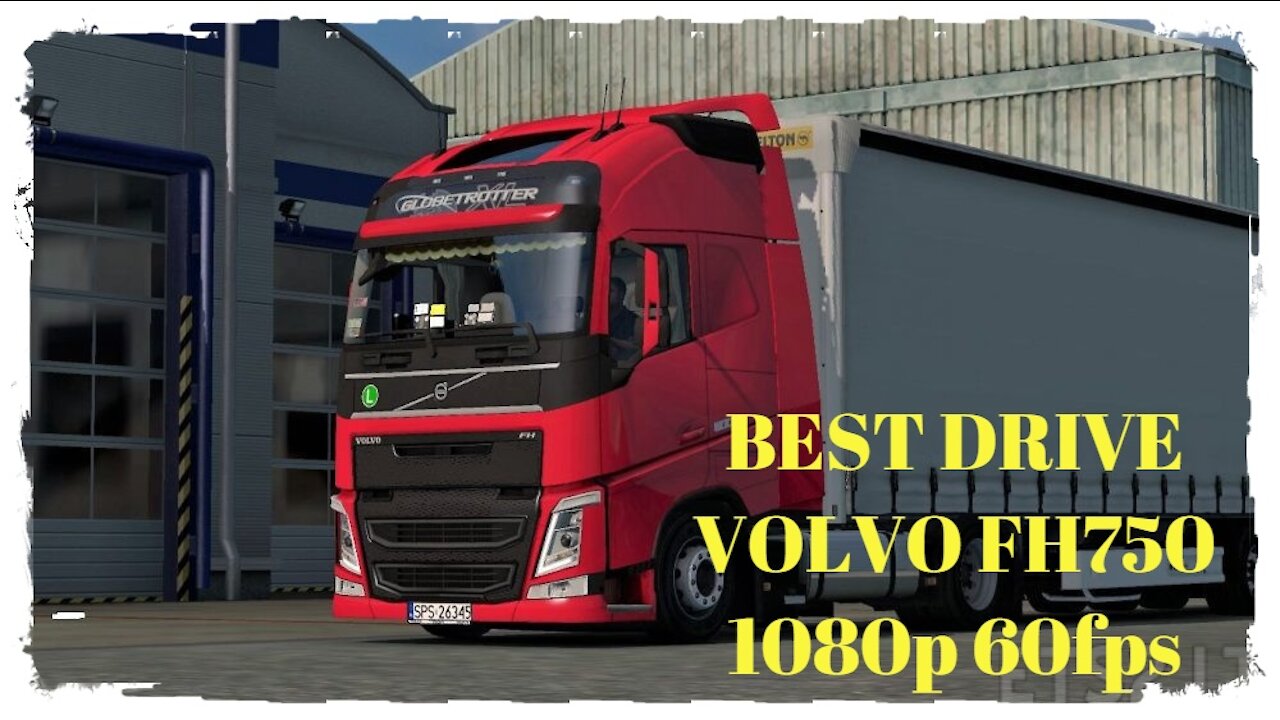 ryzen 5 3600x - gtx 1660 super - euro truck simulator 2 volvo fh750 1080p 60fps