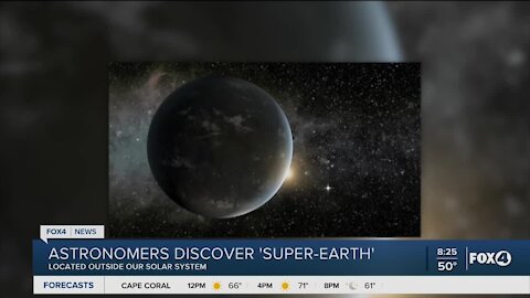 Super earth discovered outside solar system