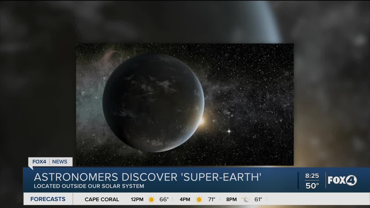 Super earth discovered outside solar system