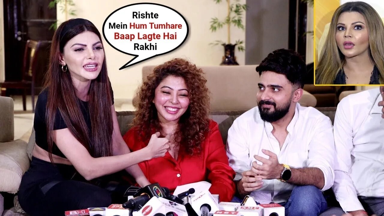 Rajshree More Gate Crash Adil Khan Durrani And Sherlyn Chopra Press Conference Against Rakhi Sawant!