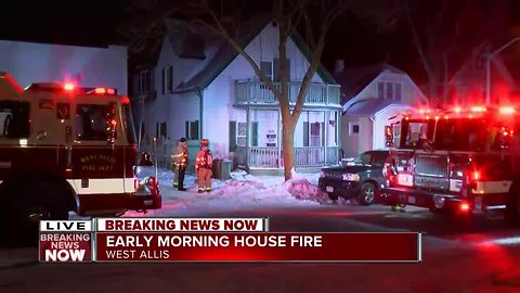 West Allis family escapes fire safely