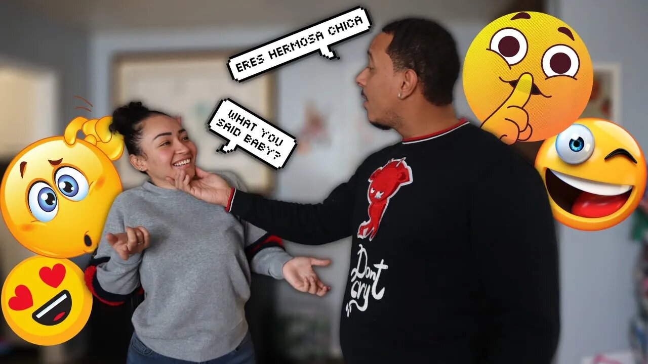 SPEAKING SPANISH TO CRYSTAL THROUGHOUT THE DAY