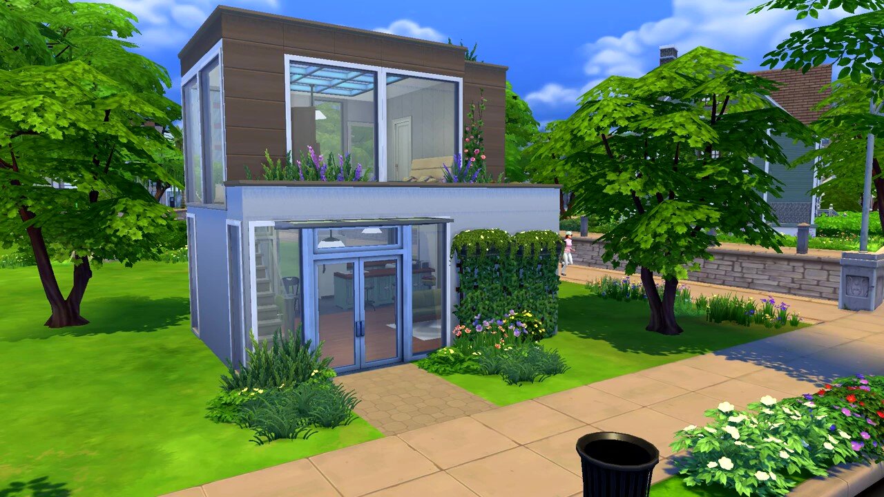 The Sims 4 Speed Build ECO STARTER HOME