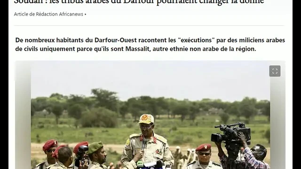 Soudan : les tribus arabes du Darfour pourraient changer la donne