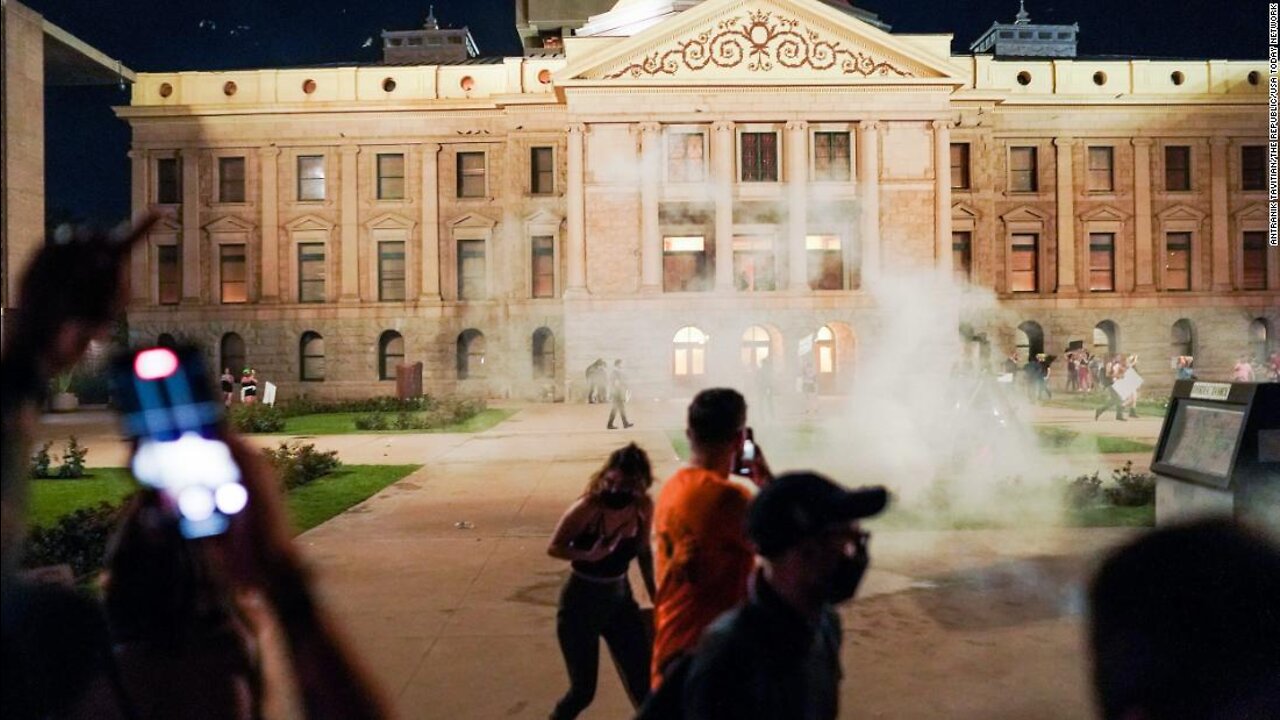 ARIZONA CAPITOL BUILDING "HELD HOSTAGE"BY PROTESTORS*CHAOS-LA-NY-DC*IT'S ONLY GETTING STARTED*