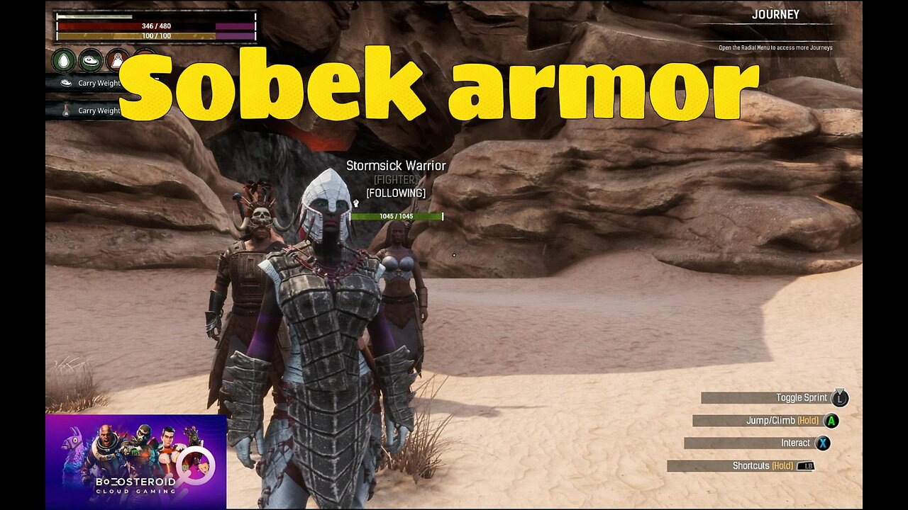 Conan Exiles, Farming, Sobek armor #Boosteroid #conanexiles @Boosteroid_main