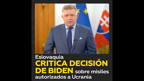 Robert Fico: La decisión de Biden obstaculiza negociaciones de paz