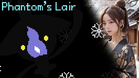 Pokemon Phantom's Lair - Complete Fan-made Game You are Kimono Trainer with Litwick, GSC Style