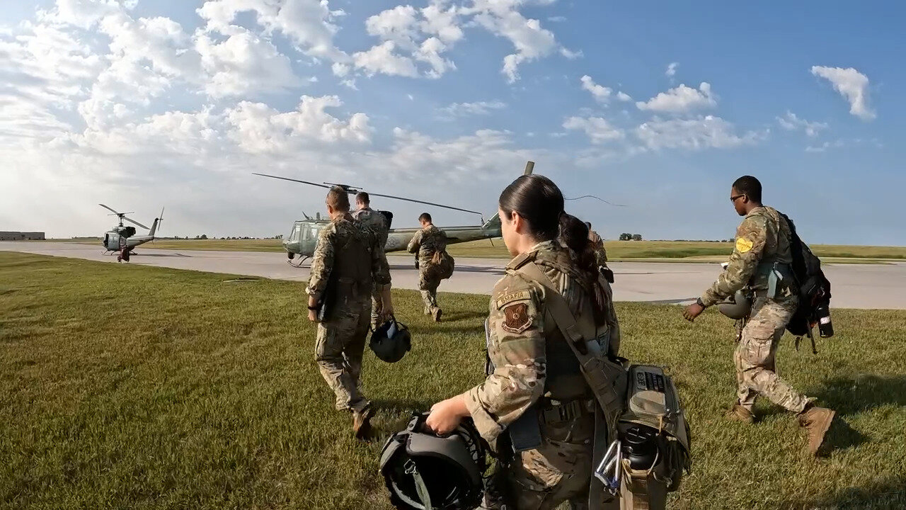 54th Helicopter Squadron TRF Integration Exercise B-Roll