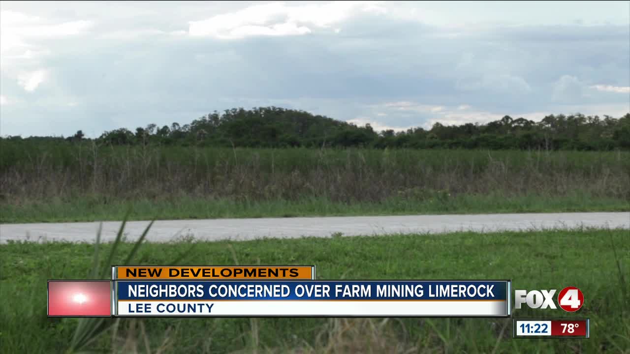 Lee County Commissioners approve more lime rock mining in Fort Myers