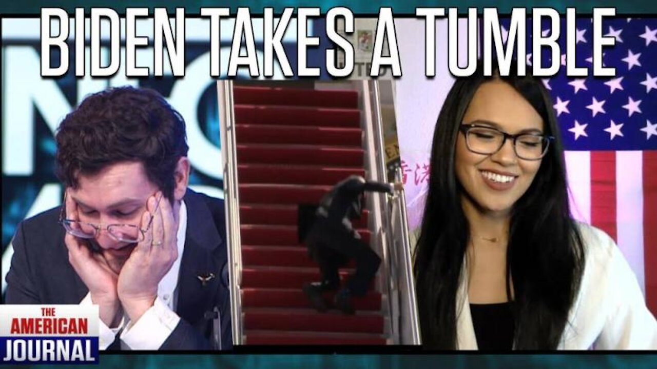Savanah Hernandez Reacts to Joe Biden Falling Down The Stairs