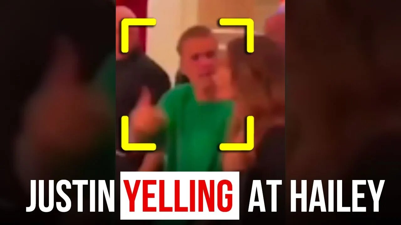 Justin Bieber Yelling at Hailey (UPDATE) #shorts