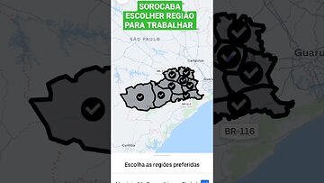 EM SOROCABA UBER PODE ESCOLHER REGIÃO PARA TRABALHAR