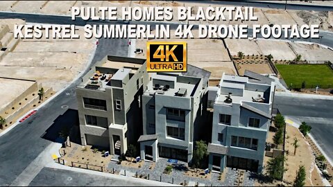 Pulte Homes Blacktail Kestrel Summerlin 4K Drone Footage