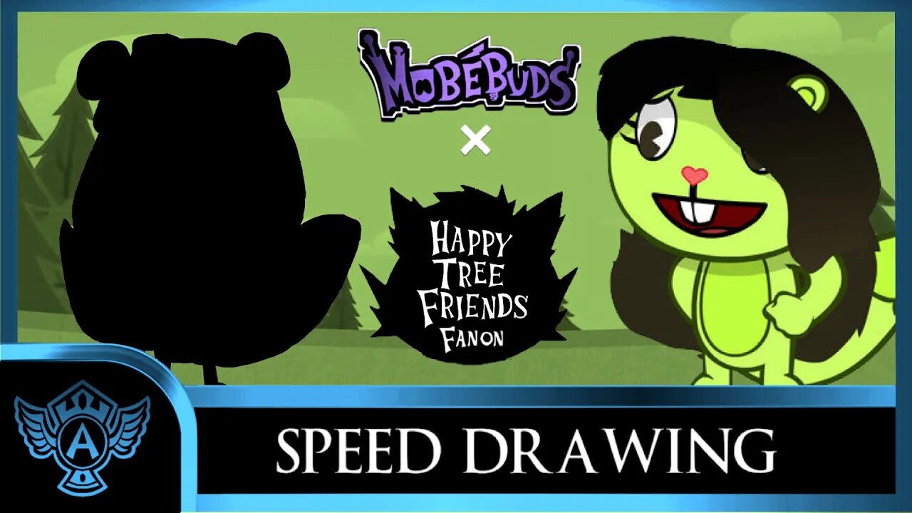 Speed Drawing: Happy Tree Friends Fanon - Racella | Mobebuds Style